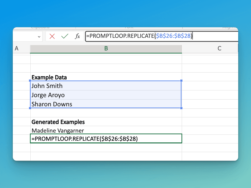 Generate Examples